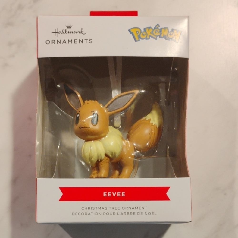 Hallmark Eevee Ornament in Brown and Cream